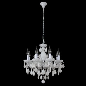 Подвесная люстра со свечами INES SP8 WHITE