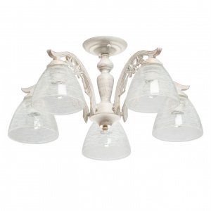 Пятирожковая потолочная люстра с патиной «Ариадна»