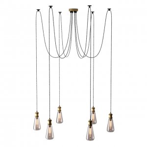 Люстра-паук на 6 ламп «Фьюжн»