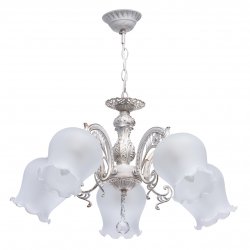 Подвесная люстра белого цвета 450017505 ариадна
