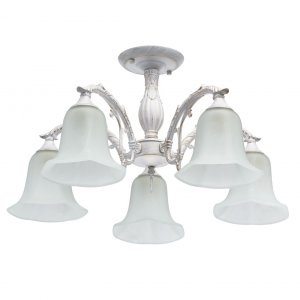 белая люстра с золотой патиной «Ариадна»