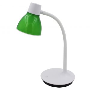 Настольная лампа с зелёным плафоном «Ракурс»