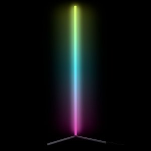 Чёрный RGB торшер в угол 12Вт с пультом ДУ «Ральф»