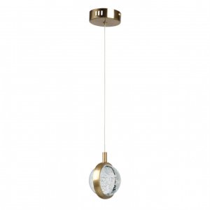 подвесной светильник с плафоном шар с пузырьками «Капелия»