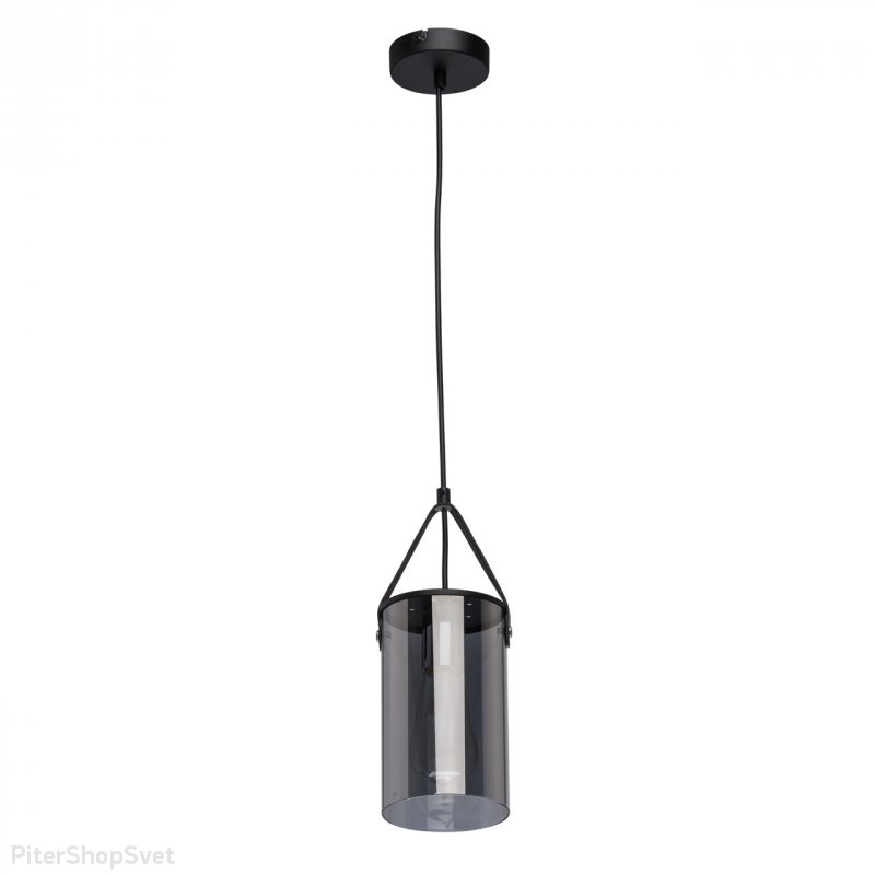 Подвесной светильник с дымчатым плафоном «Тетро» 673014701