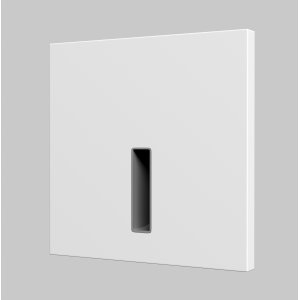 Белый встраиваемый в стену светильник для подсветки ступеней/пола 3Вт 3000К