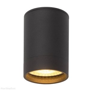 Накладной потолочный светильник цилиндр чёрного цвета «DK2000»