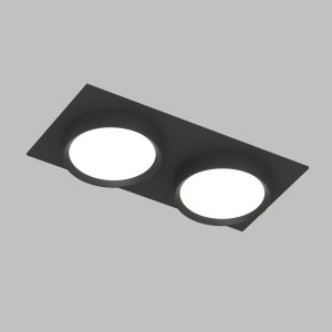 Двойной встраиваемый светильник спот «FLAT»