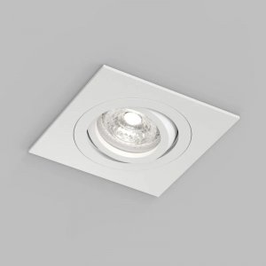 Квадратный встраиваемый поворотный светильник влагозащищенный «HYDRO»