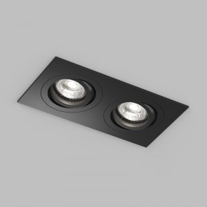 Двойной прямоугольный встраиваемый поворотный светильник влагозащищенный «HYDRO»