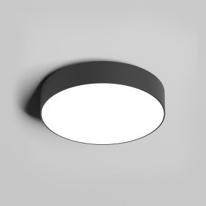 24Вт чёрный круглый плоский потолочный светильник 16см 3000/4000/6500К «TAB»