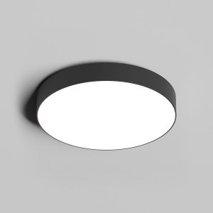 36Вт 3000/4000/6500К чёрный круглый плоский потолочный светильник «TAB»