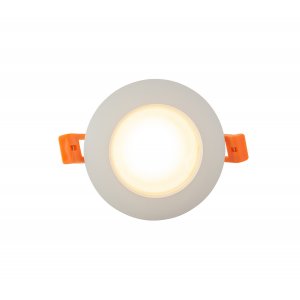 Белый встраиваемый светильник с влагозащитой IP65 «DK3016»