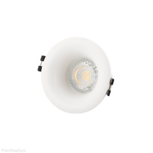 Белый встраиваемый светильник «DK3024»