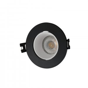 Чёрно-белый встраиваемый светильник «DK3020»