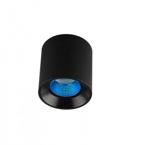 Чёрно-голубой накладной потолочный светильник «DK3020»