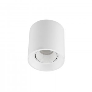Белый накладной потолочный светильник цилиндр