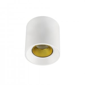 Бело-жёлтый накладной светильник цилиндр «DK3020»