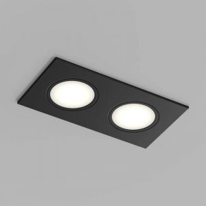 Двойной прямоугольный встраиваемый светильник с влагозащитой «Port»