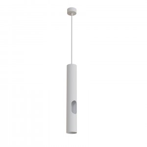 Белый подвесной светильник цилиндр «Aero»
