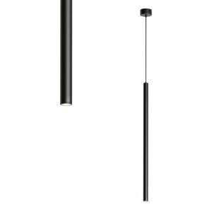 Чёрный подвесной светильник стержень 60см 5Вт 3000К «Glingor»