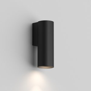 Чёрный настенный светильник цилиндр подсветка стены