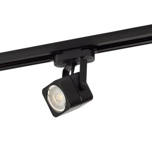 Чёрный трековый светильник «DK600»