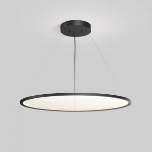 Круглая подвесная светодиодная люстра 100см 80Вт 3000-6000К «VEIL»