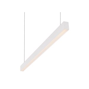Белый длинный подвесной светильник 1,25м 30Вт 3000К