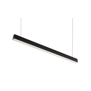 Чёрный длинный подвесной светильник 2м 52Вт 3000К «DK9000»