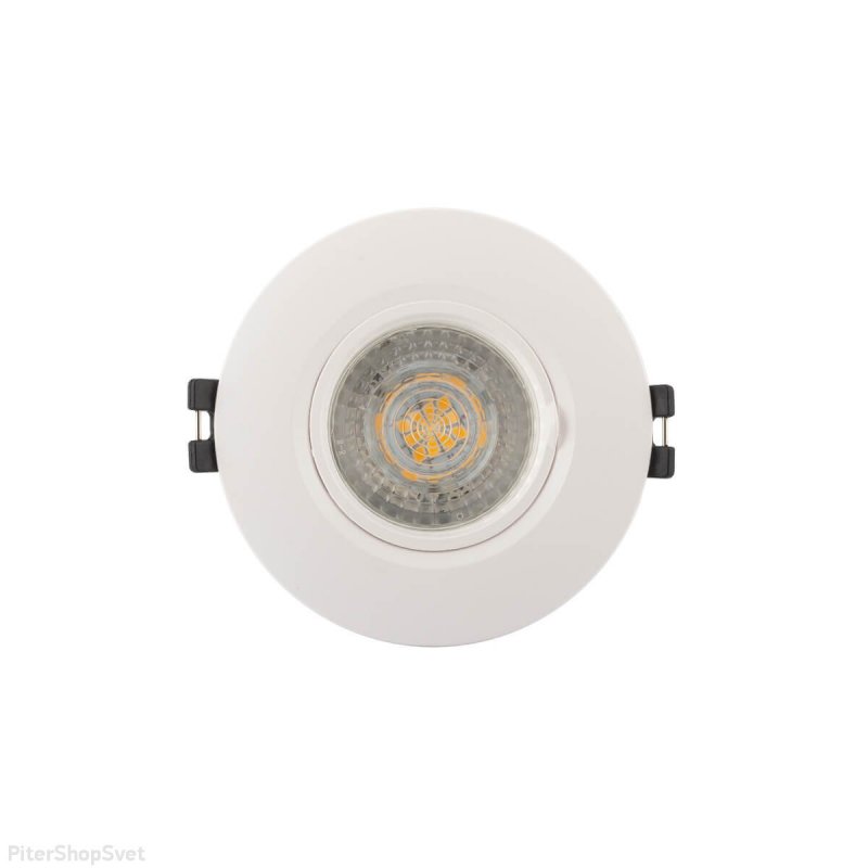 Белый встраиваемый светильник «DK3028» DK3028-WH
