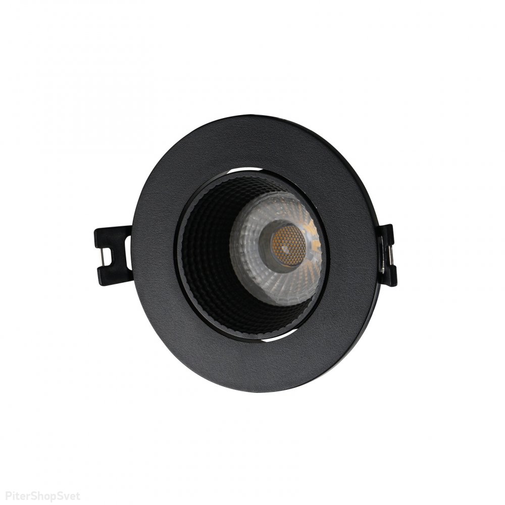 Чёрный встраиваемый светильник DK3061-BK