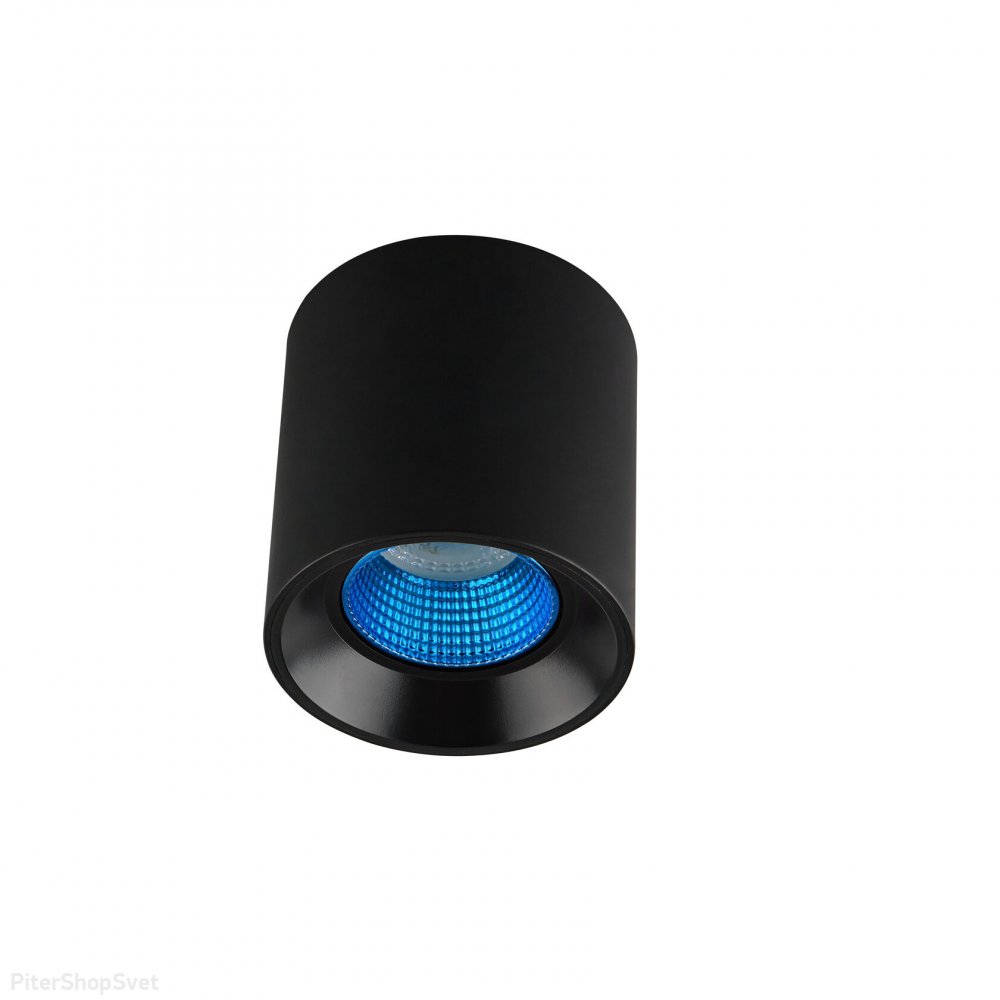 Чёрно-голубой накладной потолочный светильник «DK3020» DK3090-BK+CY