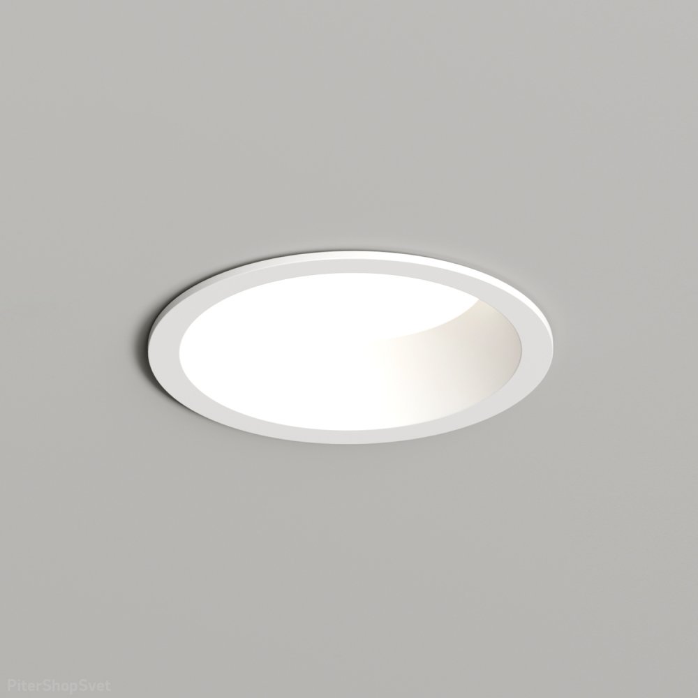 Встраиваемый светильник с влагозащитой IP65 белый «Port» DK3103-WH
