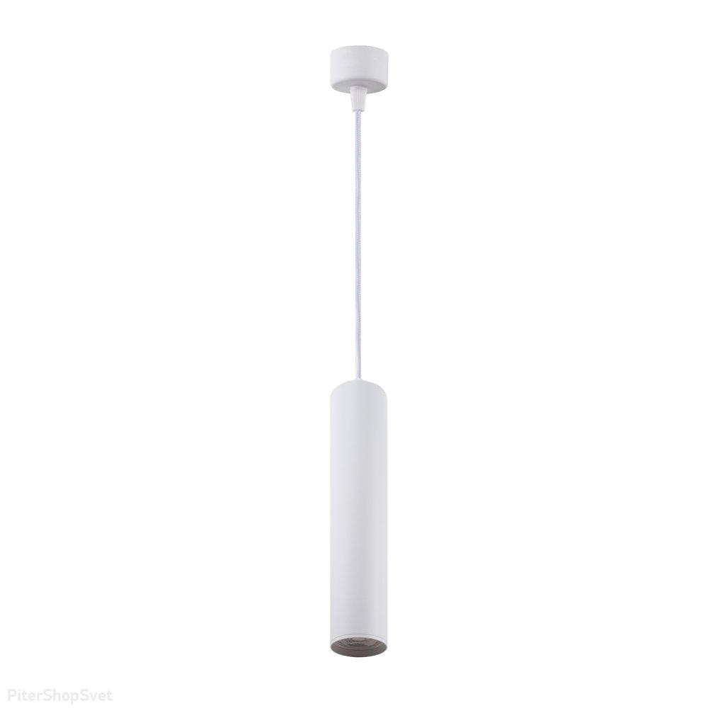 Белый подвесной светильник цилиндр «TUBE» DK4050-WH