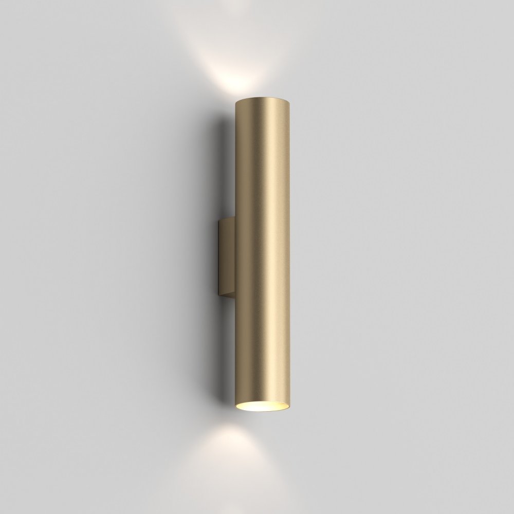 Золотой настенный светильник подсветка в 2 стороны DK5022-SG