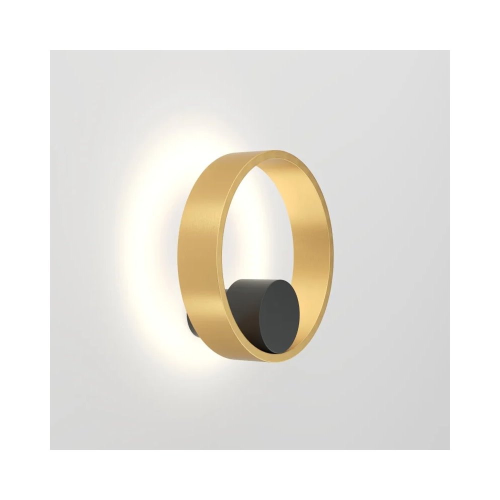 Настенный светильник кольцо 10Вт 3000К «ORBIT» DK5060-BK+SG