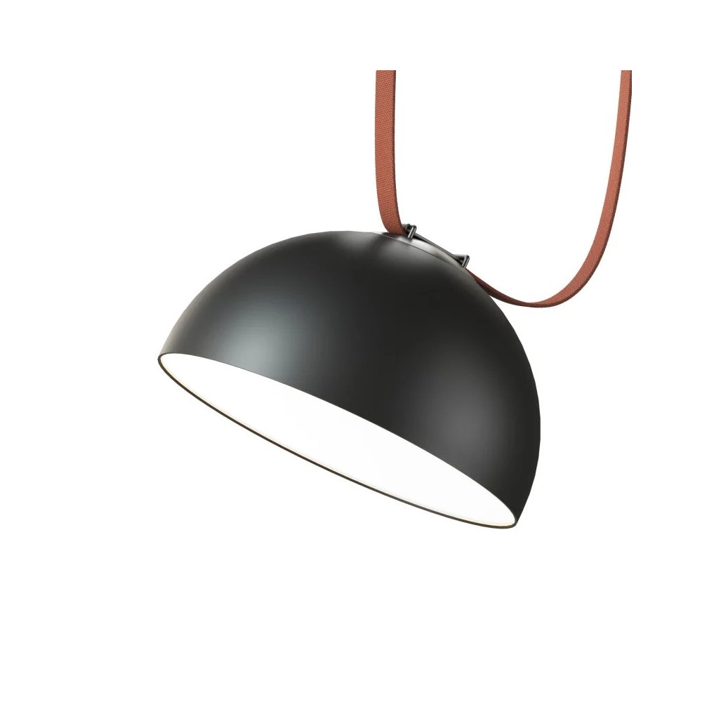 Купольный светильник для ременной трек-системы 30см 28Вт 4000К «Belty Flow» DK5562-BK