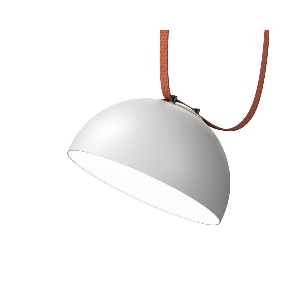 Купольный светильник для ременной трек-системы 30см 28Вт 4000К «Belty Flow» DK5562-WH+BK