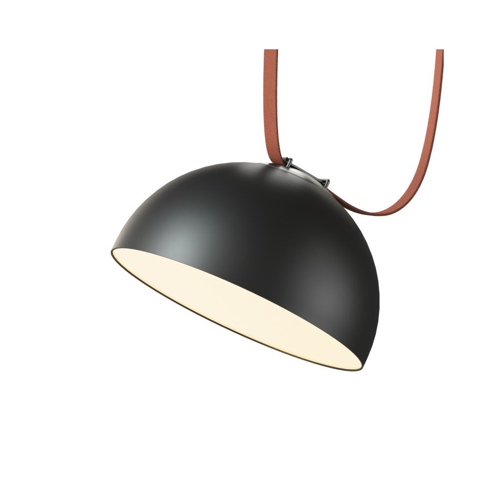 Купольный светильник для ременной трек-системы 30см 28Вт 3000К «Belty Flow» DK5563-BK