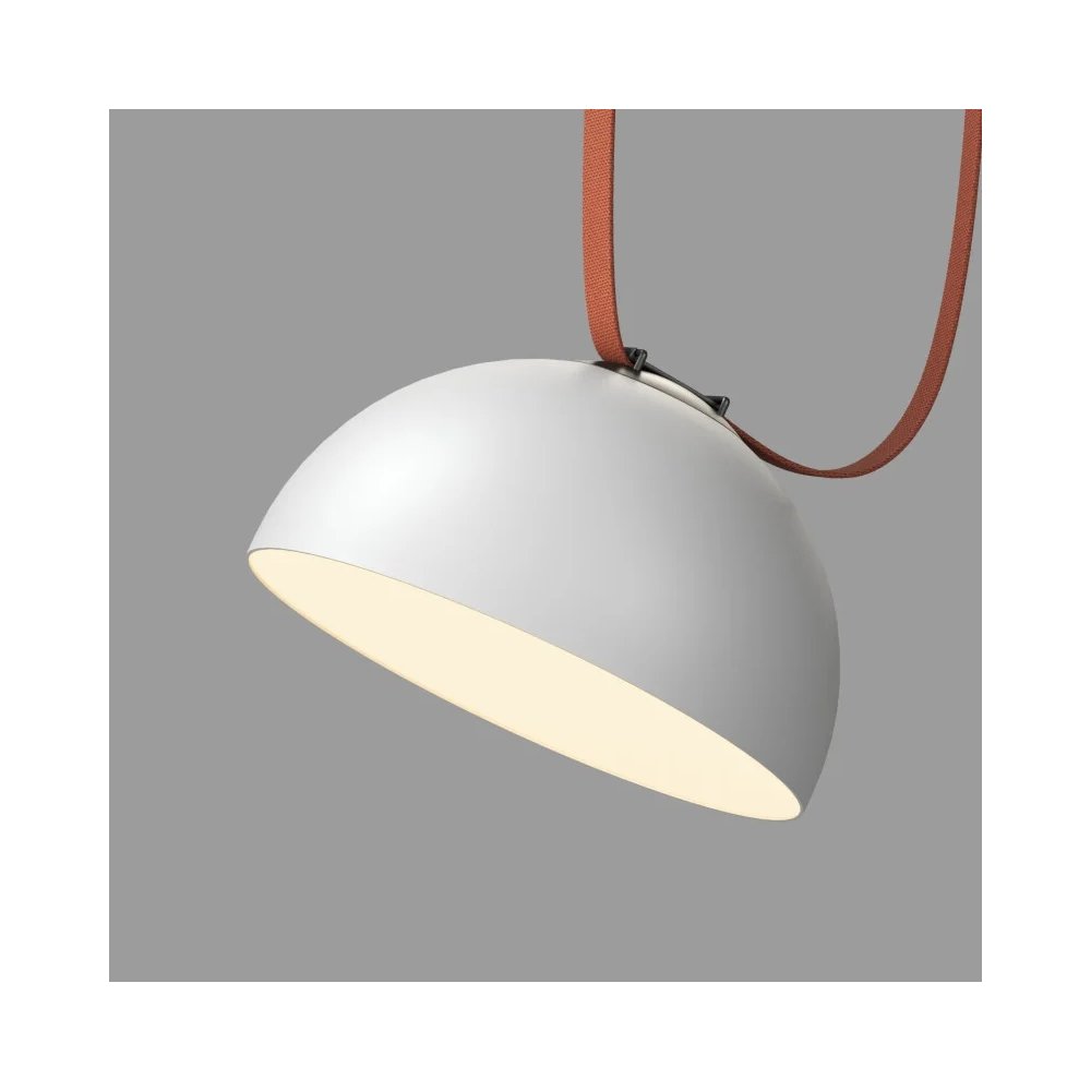 Купольный светильник для ременной трек-системы 30см 28Вт 3000К «Belty Flow» DK5563-WH+BK