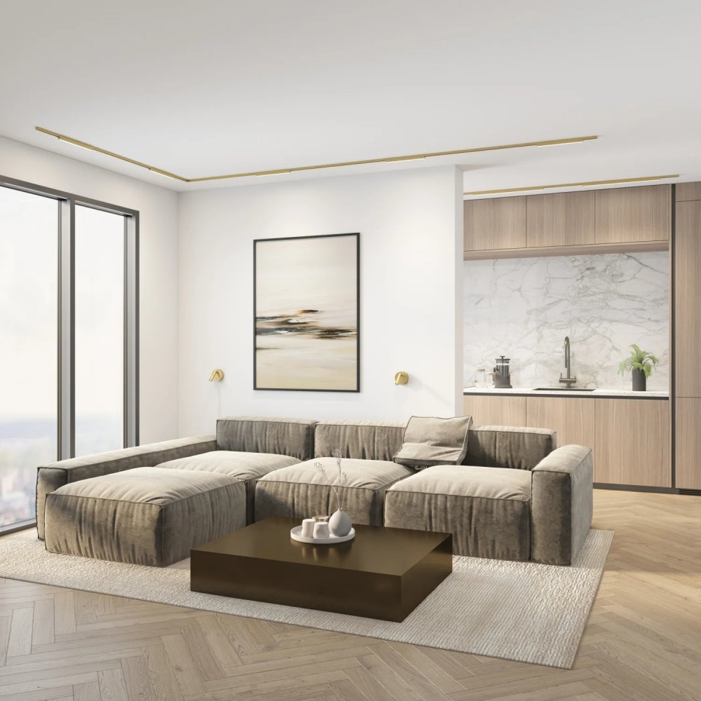 «SHINE» низковольтная 48В магнитная трековая система освещения от Denkirs™