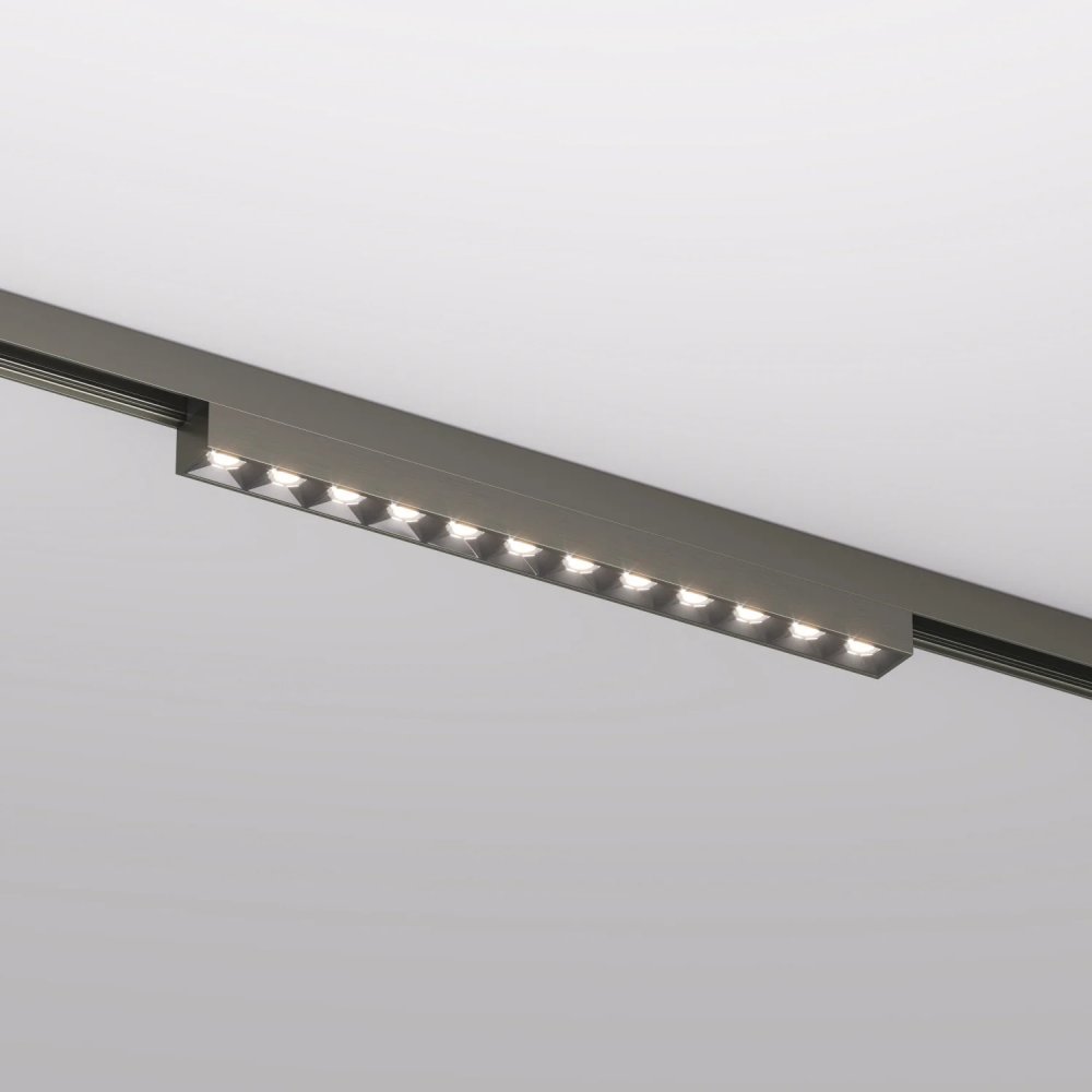 Магнитный линейный трековый светильник 23см 10Вт 3000К «SHINE GRILL» DK5771-DN