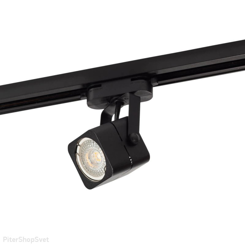 Чёрный трековый светильник «DK600» DK6003-BK