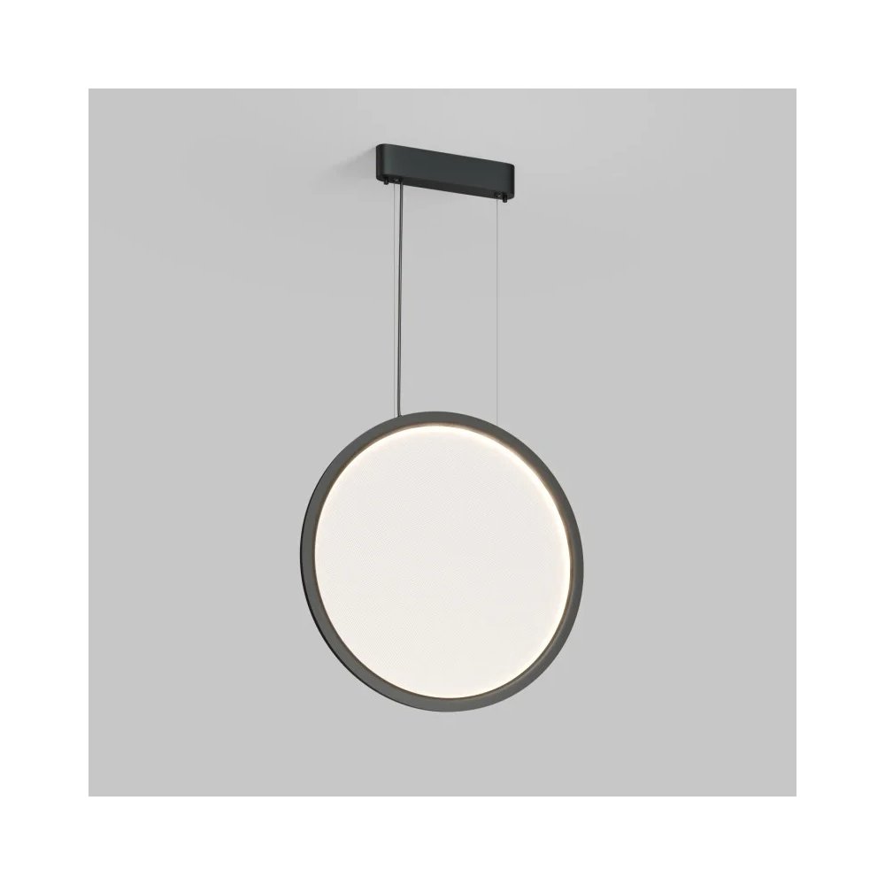 Подвесной светильник круг 60см 35см 3000-6000К с пультом «VEIL» DK6607-BK