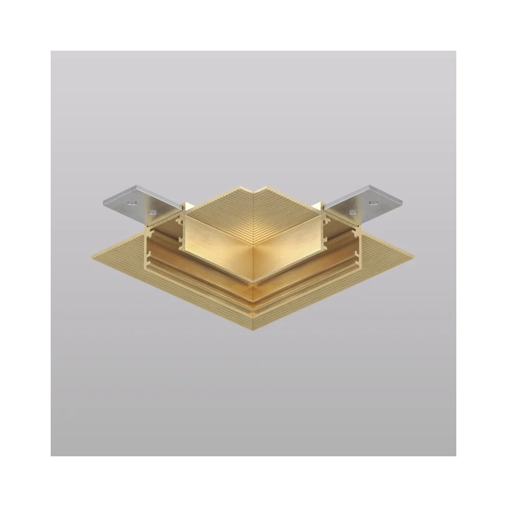 Угол соединитель трека под ГКЛ 12,5мм «SHINE HIDE» TR5705-SB