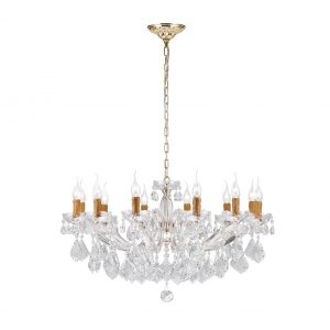 Подвесная люстра со свечами Galliano E 1.1.12.600 G