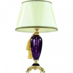 настольная лампа с фиолетовым основанием 5125/12 TL-1 Simona