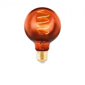 Декоративная диммируемая лампочка Е27 4Вт 2000К медного цвета «G80»