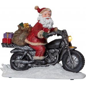 Фигурка Санта Клаус на мотоцикле «MERRYVILLE»